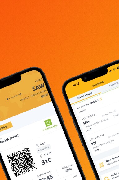 Uçuşlarınızı Görüntüleme