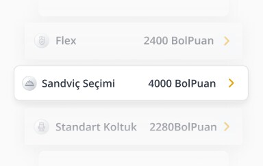 Bol Bol Üyelik Ekranı Cepte